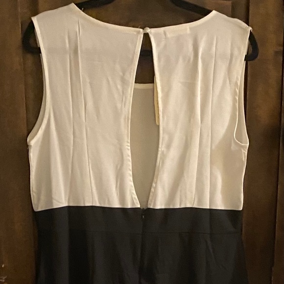 Black and White Tuxedo Dress - Picture 2 of 8